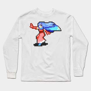 Female Sage Fighting Sprite Long Sleeve T-Shirt